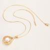 Collar de perlas reales de agua dulce de origen Zhuji, tipo pan al vapor, colgante de moda para mujer, joyería, suministro transfronterizo al por mayor