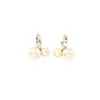 Pendientes de perla simples y elegantes estilo coreano y japonés, pendientes versátiles de alta gama y moda para el uso diario, pendientes de aro populares