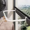 Varanda Estendal de Roupas Doméstico Moldura de Janela Janela de Canto Externa Estendal Simples Barra de Suspensão Interna Pequeno Estendal de Roupas