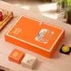 Caja de Embalaje para Pasteles de Luna del Festival del Medio Otoño Modelo Nuevo 2026, Caja Vacía, Caja de Regalo de Pastelería para Pasteles de Luna Snowskin de una Sola Capa con Asa Estilo Nacional
