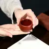 Taza de té de arcilla púrpura hecha a mano Yixing, Cuenco de té, Juego de tazas de té pequeñas Dahongpao de mineral original, Juego de té