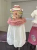 Camiseta para Niña 2026 Nuevo Verano Camiseta sin Mangas Infantil Estilo Dopamina Conjunto para Niñas Top Elegante de Moda