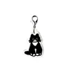 Gatinhos e Cachorros Fofos de Desenho Animado Pingente de Acrílico DIY Boneca Chaveiro de Animal Acessórios para Zíper de Bolsa Roupas
