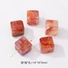 Borracha Natural Flor Lua Cubo de Açúcar Cristal Acessórios Contas Espaçadoras Acessórios Pulseira DIY Colar Pulseira Joias Atacado