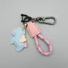 Ganhe Dinheiro Rápido com Este Chaveiro Artesanal de Couro Genuíno, Pingente de Chaveiro de Carro para Casal, Cordão Simples de Chaveiro de Couro