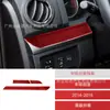 Adecuado para Toyota 14-21 Toyota Tantu Fibra de Carbono Roja Tira Decorativa de Consola Central Adhesivo Decorativo Modificación Interior de Coche