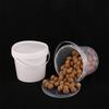 Balde Personalizado de 2.5L para Té de Leche, Balde de Plástico para Cangrejos de Río, Contenedor Sellado de Grado Alimenticio, Balde Redondo para Almacenamiento de Comida para Mascotas, Balde para Té de Leche