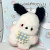 Celebrante Cibernético Piloto Rubor Gafas de Natación Perro Pacha Muñeco de Peluche Llavero Corazón de Niña Colgante para Bolso Regalo