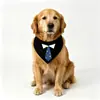 Suministros para mascotas para perros y gatos, incluyendo baberos y pañuelos, al por mayor del fabricante. Bandanas para mascotas con estampados de texto, bandanas triangulares, para ventas transfronterizas