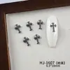 Acessórios para Unhas em Formato de Cruz Mais Vendidos, Pedras Strass Populares de Liga para Nail Art, Decorações de Unhas Versáteis Estilo Retro Doce-Cool Europeu e Americano