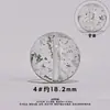 Brasil cristal natural fino fantasma verde contas soltas cornucópia estrela lasanha 5/6mm pulseira simples