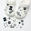 Acessórios de decoração de sapatos DIY para Crocs, fivelas decorativas fofas de pelúcia 3D de desenhos animados, leão e gato do zoológico para a superfície do sapato