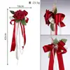 Laço de Carro de Casamento Estilo Europeu Espelho Retrovisor Flor Decoração de Casamento Maçaneta da Porta Flor de Carro Rosa Flor Artificial Decoração de Frota de Carros