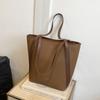 Comercio Exterior Bolso Tote Retro de Alta Gama para Mujer 2024 Nuevo Otoño e Invierno Simple Versátil Bolso de Hombro Moda Bolso para Viajar
