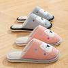 Pantuflas de Algodón para Mujer, Uso en Casa Primavera, Otoño e Invierno, Antideslizantes para Interiores, Pareja, Cálidas de Invierno, Pantuflas de Algodón y Lino para Hombre