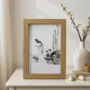 Porta-retratos e molduras personalizadas de fábrica, moldura para quebra-cabeça de pintura a óleo de 7 polegadas, 8 polegadas, 10 polegadas, A4, porta-retrato de madeira