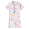 Traje de baño infantil Yuke Kidsren, Traje de baño de una pieza con protección solar de princesa para niñas, Nuevo estilo de traje de baño de falda de secado rápido para niños