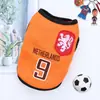 Ropa para Mascotas para Verano: Ropa para Gatos y Perros, Jerseys del Equipo Francés, Chalecos para Fans, Envío Directo de Fábrica
