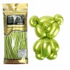 Globos largos de látex mágicos 260 globos de un solo color forma de animal decoración cromada dorada y plateada globos metálicos de 1.8g