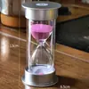 Reloj de Arena Plateado de Alto Brillo Temporizador de 10/20/30 Minutos para Niños Tiempo de Estudio Autodisciplina Examen de Ingreso a la Universidad Regalo de Graduación