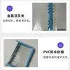 Estoque A6 Glitter PVC Adesivo Binder 6 Furos Clip Capa Armazenamento Caderno Diário