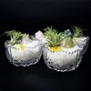 Cristal Natural Fortuna Micro Paisagem Abacaxi do Ar Desmagnetizado Cascalho de Cristal Branco Lingote Decoração de Mesa para Casa Ornamentos
