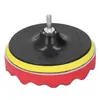 Productos Transfronterizos 3 4 5 6 7 Pulgadas 8 Piezas Esponja de Pulido de Terciopelo para Coche Disco Almohadilla de Lana Rueda de Pulido Almohadilla de Pulido