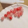Serie repujada de polvo de concha Aretes de cuentas Rose Bud Pulseras para mujer Material de cuentas sueltas Accesorios de joyería DIY Venta al por mayor