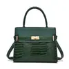 Bolsa preta transfronteiriça, bolsa feminina Kelly, popular na África, bolsa de ombro, bolsas de mão, bolsas femininas, atacado de fábrica