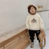 Inverno 2025 Nova Roupa Infantil Moletons Infantis Meninos e Meninas Pulôveres Espessos Roupas Infantis Moletons