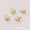 Colgante de Concha y Estrella de Mar Relleno de Oro de 14K Colgante Accesorios con Cuentas Hecho a Mano DIY Collar Aretes Materiales de Joyería