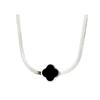 Suministro de Fábrica Collar de Hoja de Acero Inoxidable Cadena de Serpiente Fina Encriptada Pieza Hip Hop Cadena Cadena de Serpiente Plana Cadena de Hueso de Serpiente