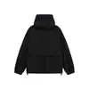 Yidao Vintage 2026 Primavera Nuevo Estilo Japonés Serie Montaña Diseño de Retazos al Aire Libre Chaqueta Protectora Solar Holgada con Capucha de Color Sólido para Hombre