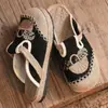 Zapatos de Tela Bai Zhenhe Primavera/Verano Old Beijing, Zapatos de Lona Cómodos sin Cordones, Zapatos Casuales Bordados para Estudiantes, Pantuflas, Estilo Campestre