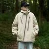 Jaqueta masculina Enbu, novidade de outono estilo workwear americano, marca da moda, jaqueta versátil casual solta para homens
