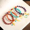 Nuevo Pulsera de Amatista Duobao Natural Pulsera de Cera de Abeja Rojo del Sur Moda Simple para Mujer Venta al por Mayor Pulsera para Mujer