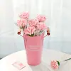 Xz-60716 Flores em Vaso com Vara Torcida - Campanula - Peônia
