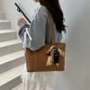 Bolsa Grande de Primavera para Mulheres 2026 Novo Estilo Coreano Tendência Simples Grande Capacidade Couro Macio Bolsa Tote Casual Versátil Bolsa de Ombro