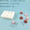 Molde de silicona para frutas de fresa y carambola DIY fondant chocolate molde de grado alimenticio resistente a altas temperaturas para hacer velas