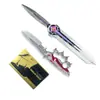 Set de Acción Triángulo Z + Tarjeta Dorada Polaris + Creed Acción 22cm Arma Unidireccional Regalo de Cumpleaños para Niño