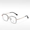 H5806 en stock seda dorada moderno japonés y coreano miopía montura de gafas para estudiantes caja retro artística gafas de estilo igual de celebridad de Internet