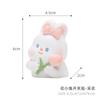 Pegatina Original de Conejo Florido para Switch Pegatina de Pared 3D Cubierta Protectora para Interruptor de Luz Panel de Enchufe Pegatina Decorativa