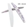 Tiras para Frotar Manicura Personalizadas Lima de Viruta Fina Lima de Uñas Regla Impresa Papel de Lija para Manicura Tira Pulidora Frotar Manicura Al por Mayor