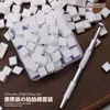 Esponja portátil para nail art, mini bloco de tofu de 1 cm, ferramenta especializada para blush degradê para salões de beleza