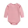 OEKO-TEX Ropa de bebé transfronteriza europea y americana para primavera y otoño Mono para recién nacidos Monos para bebé Body Manga larga Multicolor