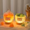 Aromaterapia sem fogo fragrância decoração de pedra cristal luminoso casa aromaterapia interior óleo essencial luz noite fragrância presente de aniversário