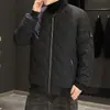 Jaqueta masculina acolchoada de algodão acolchoada de inverno Jaqueta acolchoada de algodão Casaco Jaqueta acolchoada de algodão Jaqueta acolchoada de algodão na moda coreana