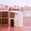 1:12 miniatura casa de boneca casa de boneca brinquedo modelo bolso prateleira de armazenamento armário de exposição armário quádruplo decoração