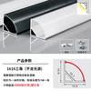 Luz Lineal LED Ranura de Aluminio Luz Lineal Empotrada Material de Aluminio Sala de Estar Sin Luz Principal Ranura Armario Gabinete Luz con Sensor con Ranura de Aluminio