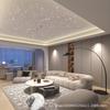 Cielo estrellado de placa de yeso techo techo estrella lámpara de fibra óptica sala de estar dormitorio balcón pasillo decoración del hogar sala de billar